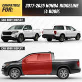 Pickup Running Boards Side Steps Compatible with 2017-2025 Honda Ridgeline Crew Cab - Yzona